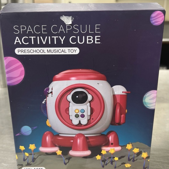 Space Capsule Activity Cube - Blue Musical Toy - Picture 4 of 9